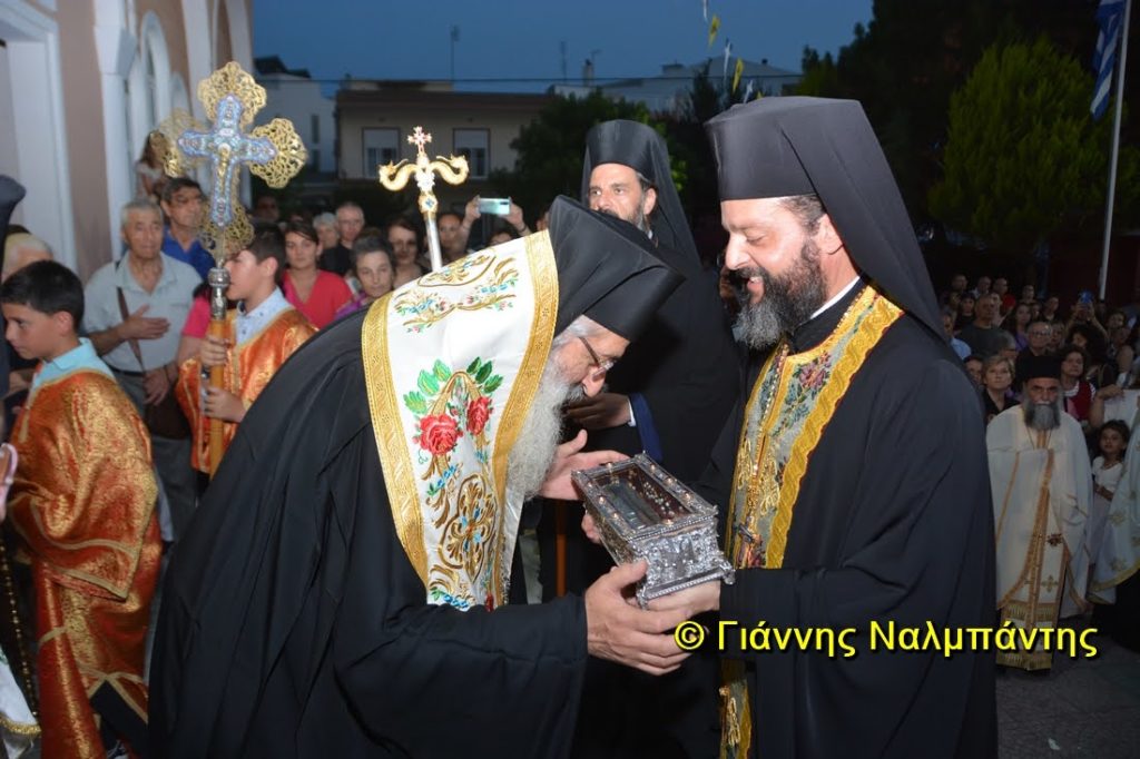 Η Αλεξανδρούπολη υποδέχθηκε τη δεξιά χείρα του Αγίου Σπυρίδωνος από την Κέρκυρα