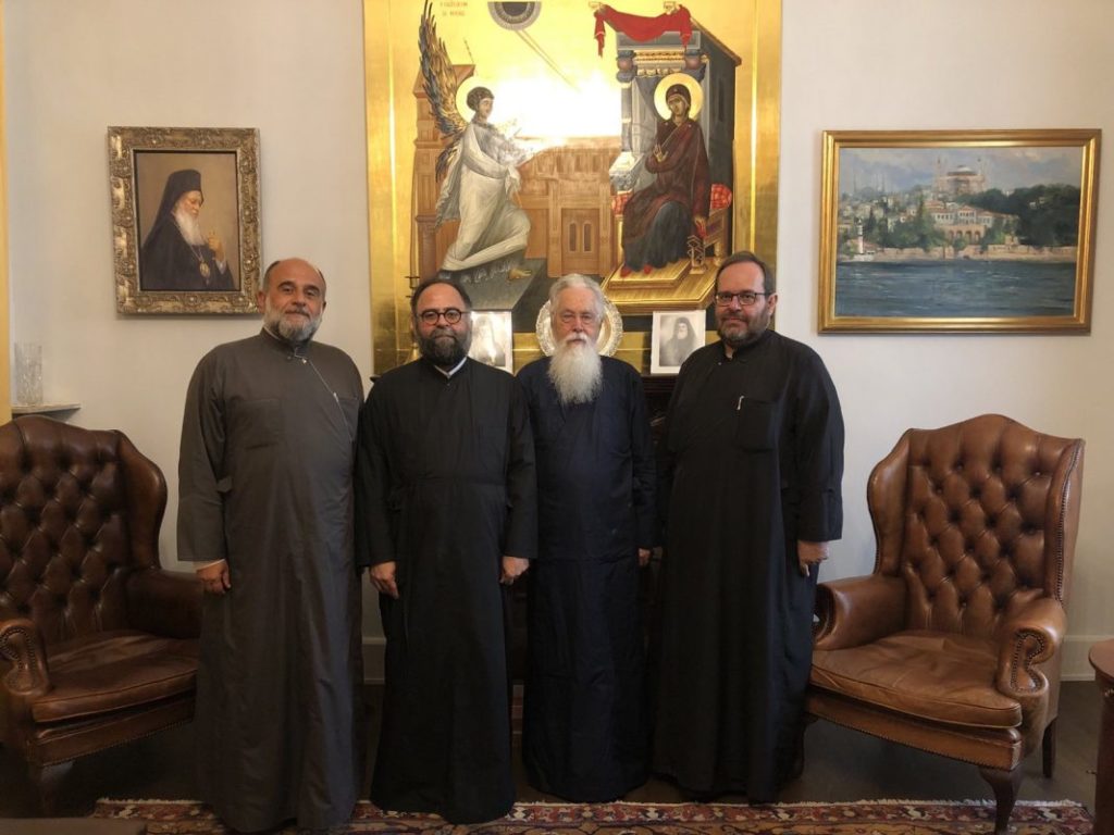Ο Γαλλίας Δημήτριος στο Γραφείο του Οικουμενικού Πατριαρχείου στην Αθήνα
