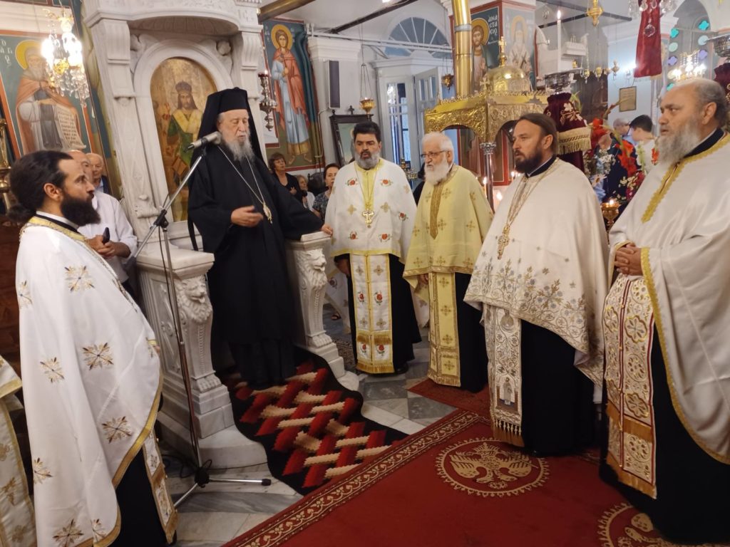 Ο Καρυστίας και Σκύρου Σεραφείμ στον Ι.Ν Αγίων Αναργύρων Κοσμά Κυνουρίας (ΦΩΤΟ)