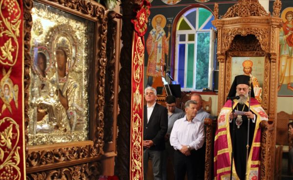 Πολυαρχιερατικός Εσπερινός για την Παναγία Τριχερούσα στην Φοινικούντα