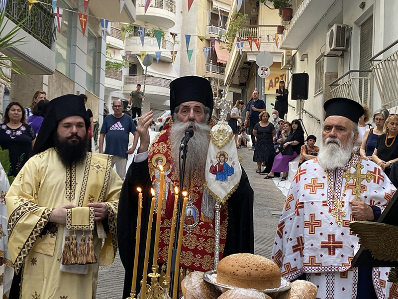 Η εορτή της Αγίας Όλγας, στο φερώνυμο Παρεκκλήσιο της Ευαγγελίστριας Πειραιώς