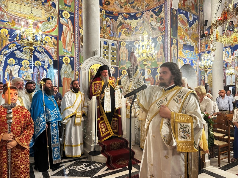 Πανηγυρικός Εσπερινός στην γενέτειρα του Αγίου Νικοδήμου