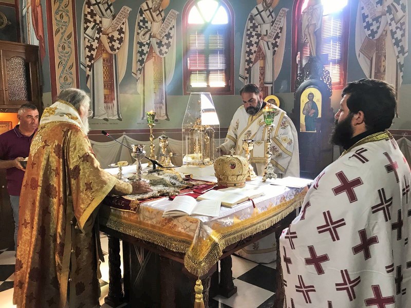 Ο Λέρου Παΐσιος στον Ι.Ν Οσίας Ειρήνης Χρυσοβαλάντου (ΦΩΤΟ)