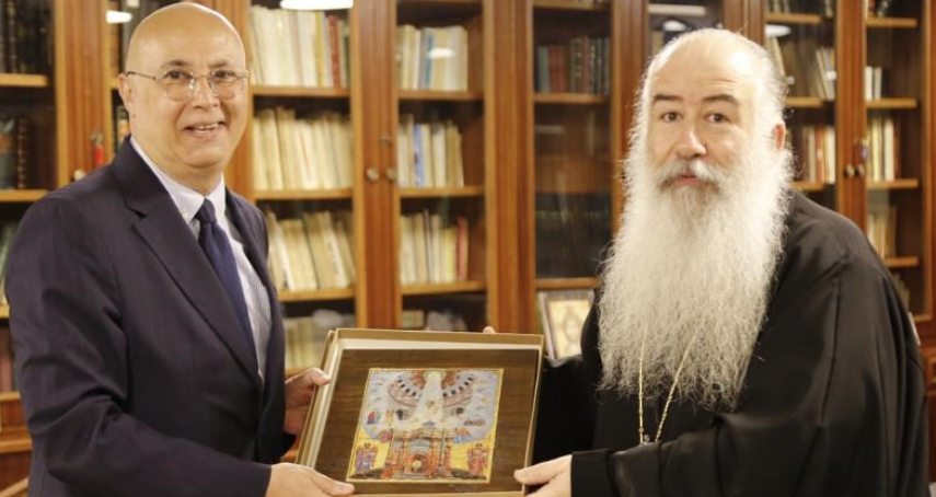 Στον Αρχιεπίσκοπο Κυριακουπόλεως ο απερχόμενος Γεωργιανός Πρέσβης στην Ιορδανία