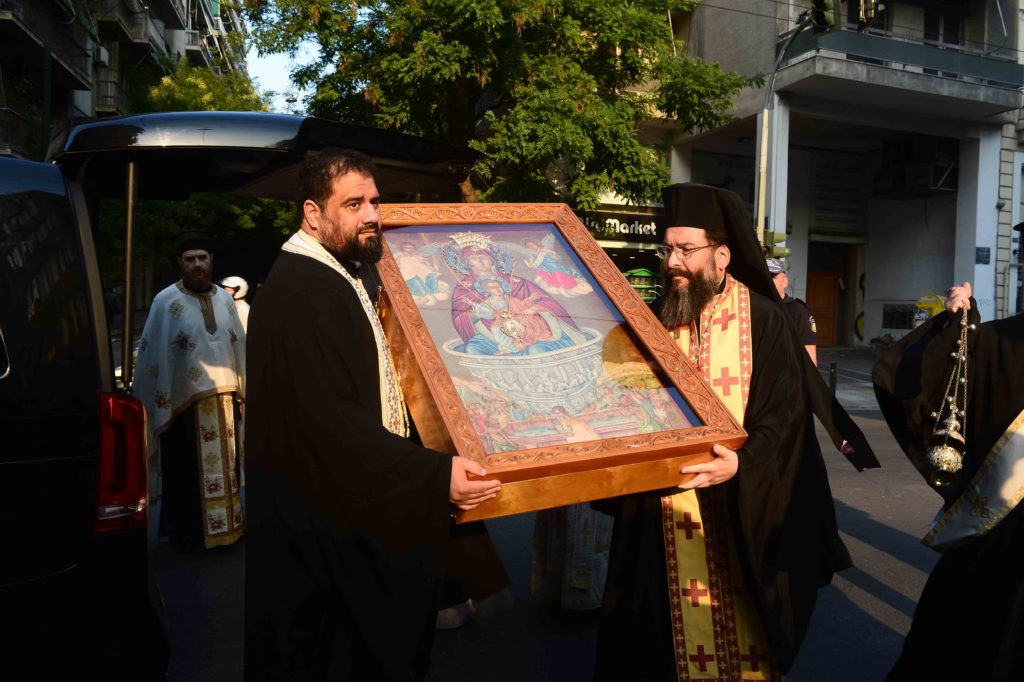 Από το Πεταλίδι στην Αθήνα η Ιερά Εικόνα της Παναγίας Πεταλιδιώτισσας