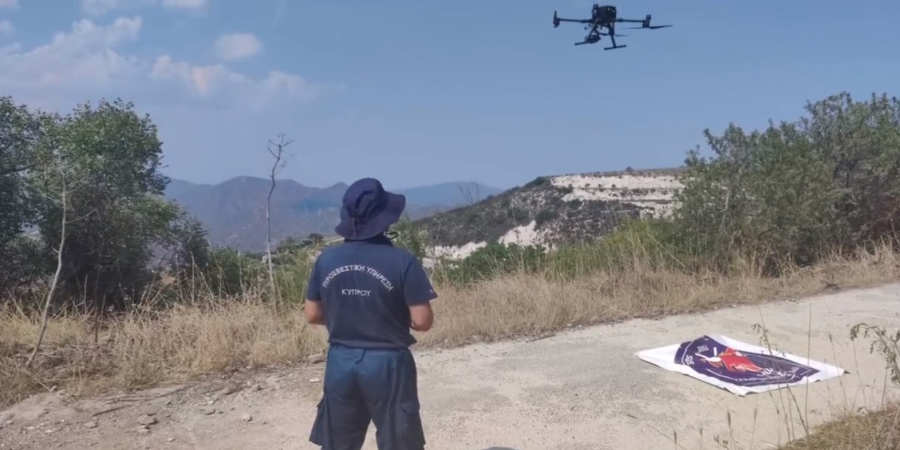 Drones «περιπολούν» με σκοπό τον εντοπισμό πυρκαγιών στην Κύπρο