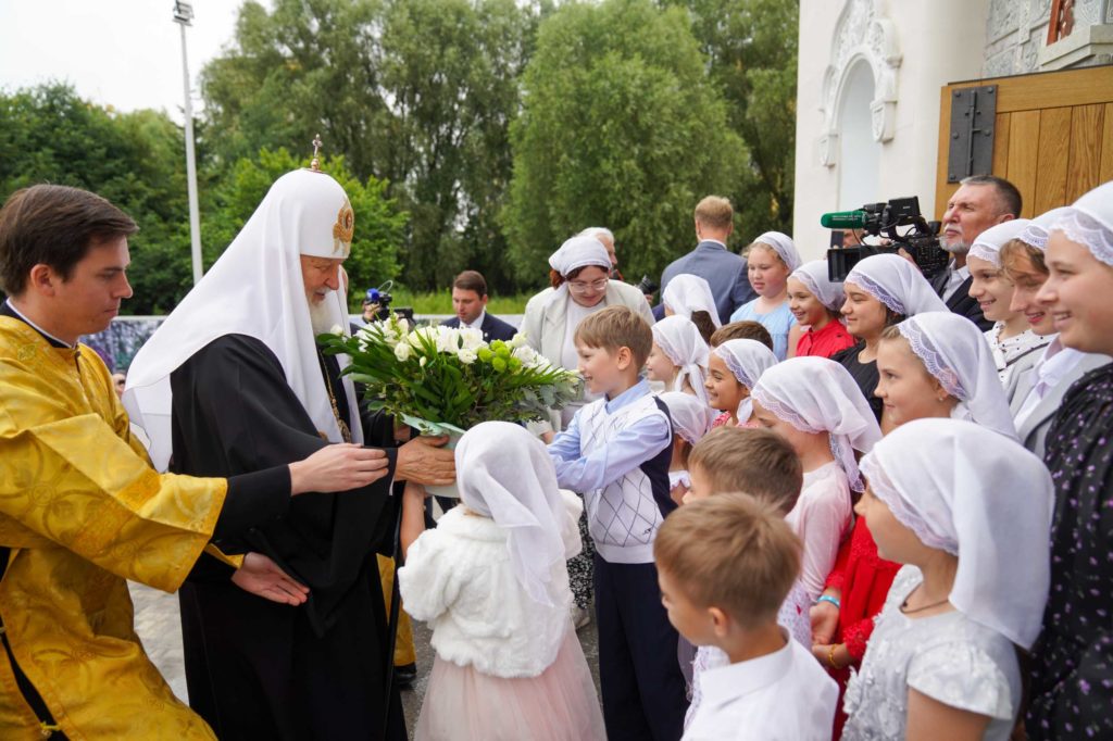 Патриаршая проповедь после Литургии в храме равноапостольных Константина и Елены в Калининграде