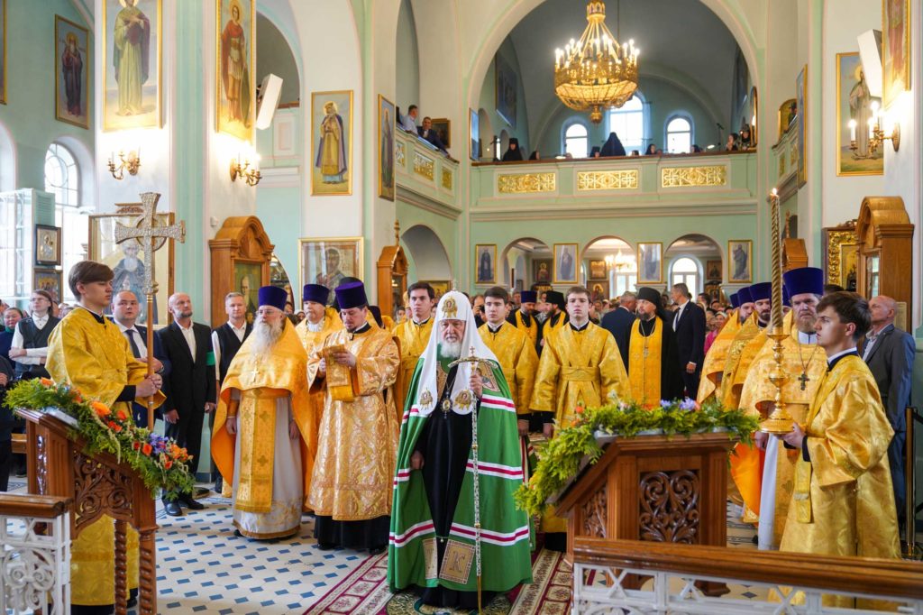 Патриаршая проповедь в Неделю 5-ю по Пятидесятнице после Литургии в Иоанновском монастыре на Карповке
