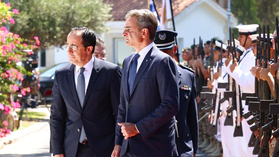 Για περαιτέρω συνεργασία μεταξύ Κύπρου και Ελλάδας συμφώνησαν Χριστοδουλίδης-Μητσοτάκης