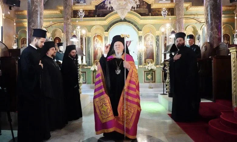 Ecumenical Patriarch at the Church of the Twelve Apostles in Feriköy