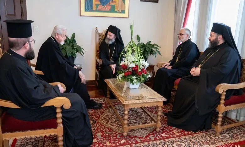 Metropolitan Anthony of Hierapolis and Archbishop Daniel of Pamphilon visit the Holy Archdiocese of Australia