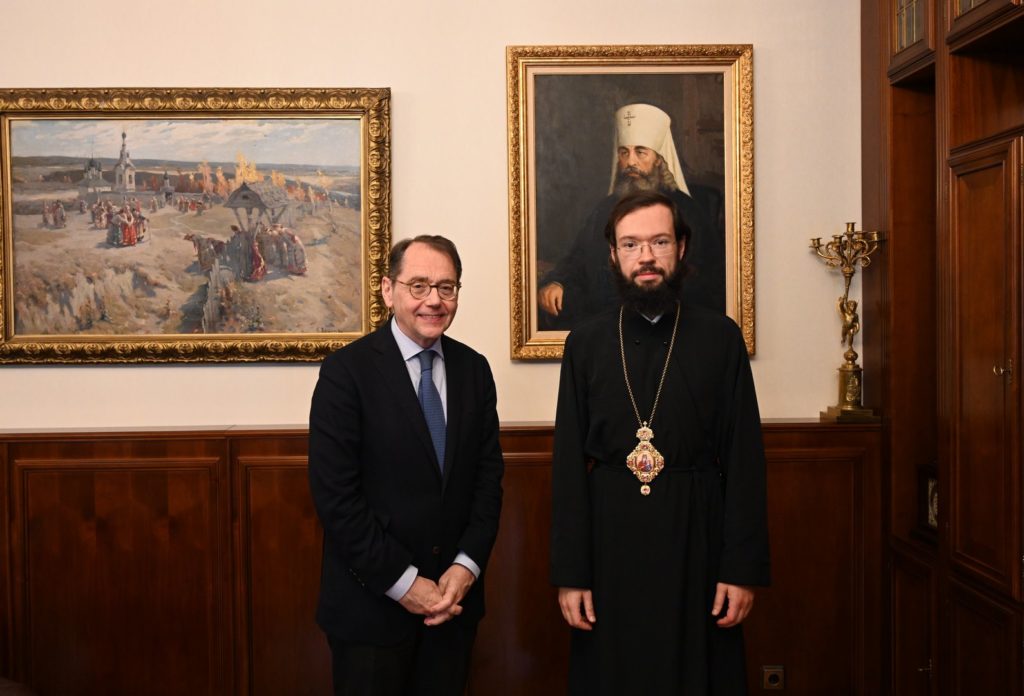 Председатель Отдела внешних церковных связей встретился с послом ЕС в России