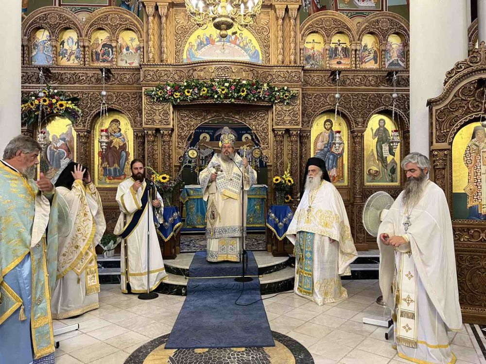 Στον πανηγυρίζοντα Ιερό Ναό Προφήτη Ηλία Λαρίσης ο Ιερώνυμος