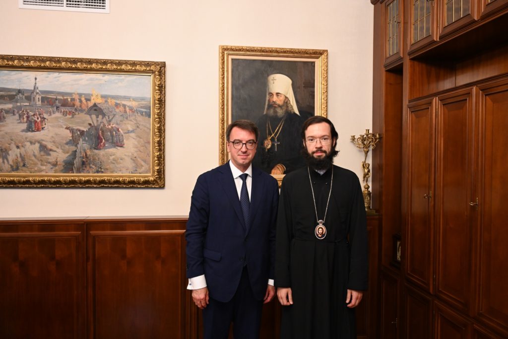 Συνάντηση του Μητροπολίτη Βολοκολάμσκ με τον Ρώσο Πρέσβη στο Μαυροβούνιο