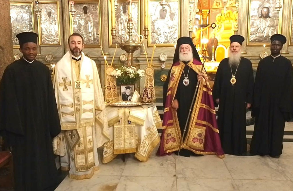 Ιερό μνημόσυνο του Πατριάρχη Αλεξανδρείας κυρού Παρθενίου Γ’ από τον Μακαριώτατο Θεόδωρο Β’