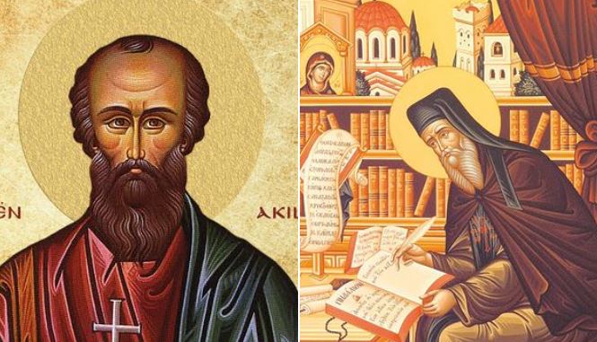 Apostull Akila nga të 70-t. Oshënar Nikodhim Agjioriti. Trifoni në Sheqishtë (Fier). Oshënar Josif Studiti.