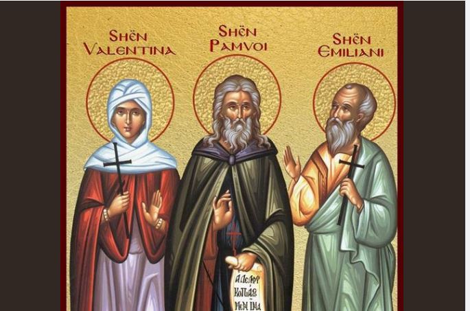 Dëshmor Emiliani. Dëshmorët Pavli, Thea, Valentina, Markeli. Oshënar Pamvoi.