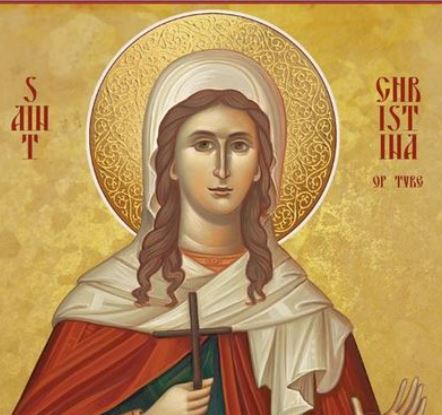 Dëshmore e madhe Kristina. Omologjet Athinagora. Dëshmorët Borisi dhe Gljebi. Dëshmor Imenesi.