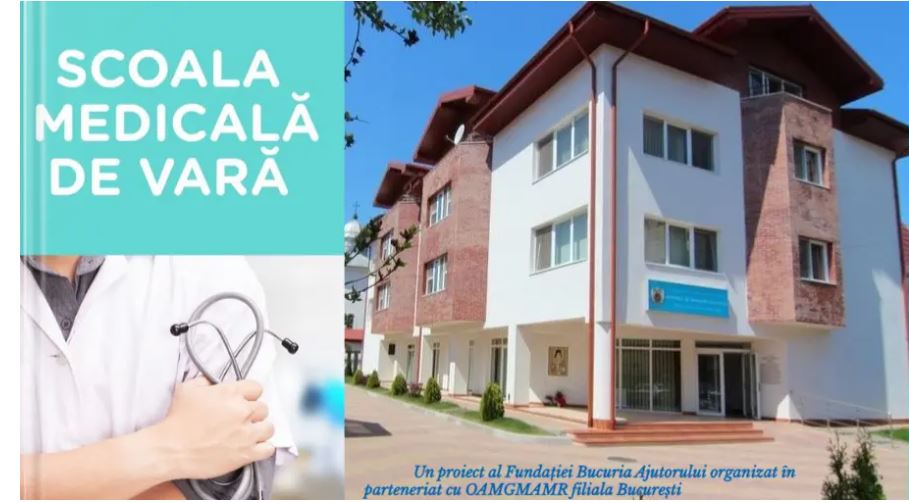 Carte digitală dedicată Școlii Medicale de Vară 2023 a Fundației Bucuria Ajutorului