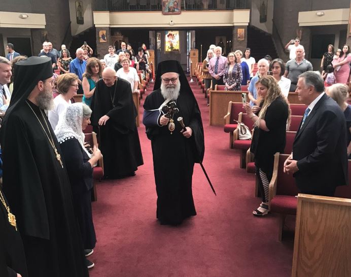 صلاة الغروب في رعية القديس جاورحيوس