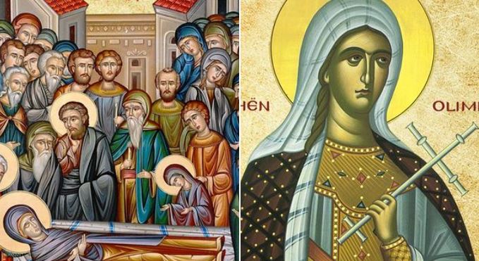 Fjetja e Shën Anës. Oshënare Olimbia. Etërit e Sinodit të V Ekumenik