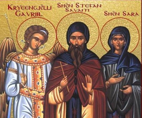 Mbledhja për Kryeengjëllin Gavriil. Oshënar Stefan Savaiti. Oshënare Sara.