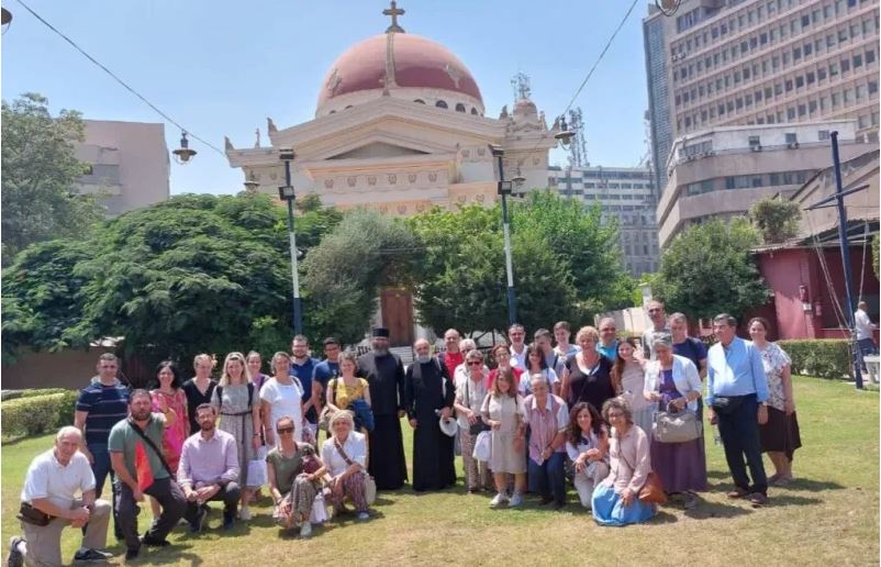Προσκυνηματική επίσκεψη στον Ι.N των Αγίων Κωνσταντίνου και Ελένης στο Κάιρο