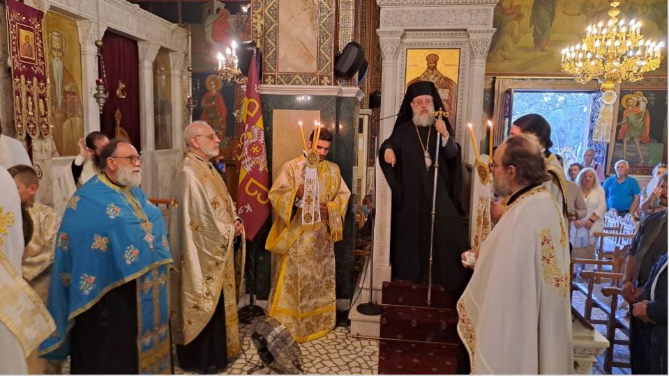 Μεθέορτος Εσπερινός και Λιτάνευση Ιεράς Εικόνος Ι. Ν. Αγίου Παντελεήμονος Πεύκης