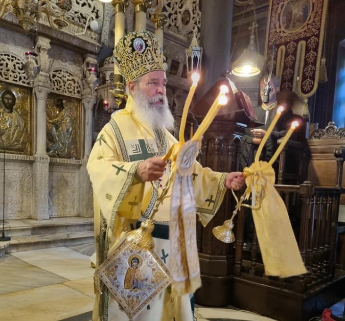 Ο Μητροπολίτης Εφραίμ στον Καθεδρικό Ναό Ύδρας