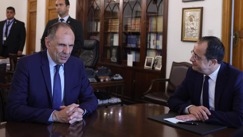 Ελλάδα και Κύπρος πυλώνες σταθερότητας στην περιοχή τόνισαν Χριστοδουλίδης-Γεραπετρίτης