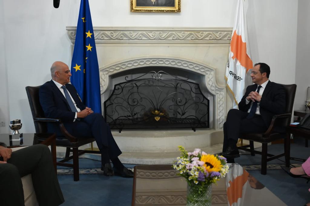 Ελλάδα και Κύπρος πυλώνες σταθερότητας επιβεβαίωσαν Νίκος Χριστοδουλίδης και Νίκος Δένδιας