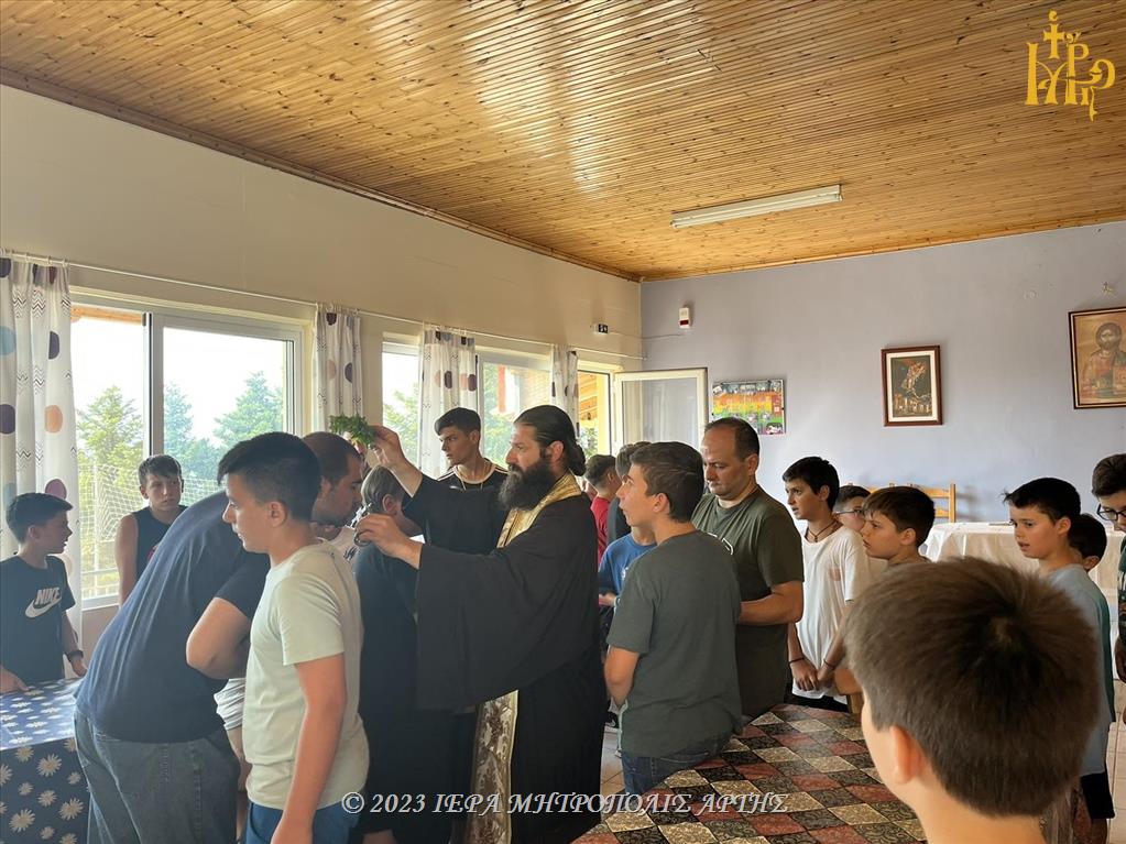 Εναρκτήριοι Αγιασμοί στις κατασκηνώσεις της Ιεράς Μητροπόλεως Άρτης