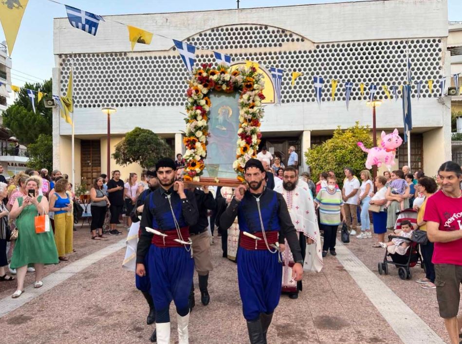 Λιτάνευση της εικόνας του Προφήτη Ηλία στη Μεταμόρφωση