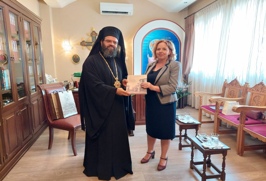 Επίσκεψη της Αναπληρώτριας Πρέσβειρας του Ηνωμένου Βασιλείου στον Μητροπολίτη Μαρωνείας