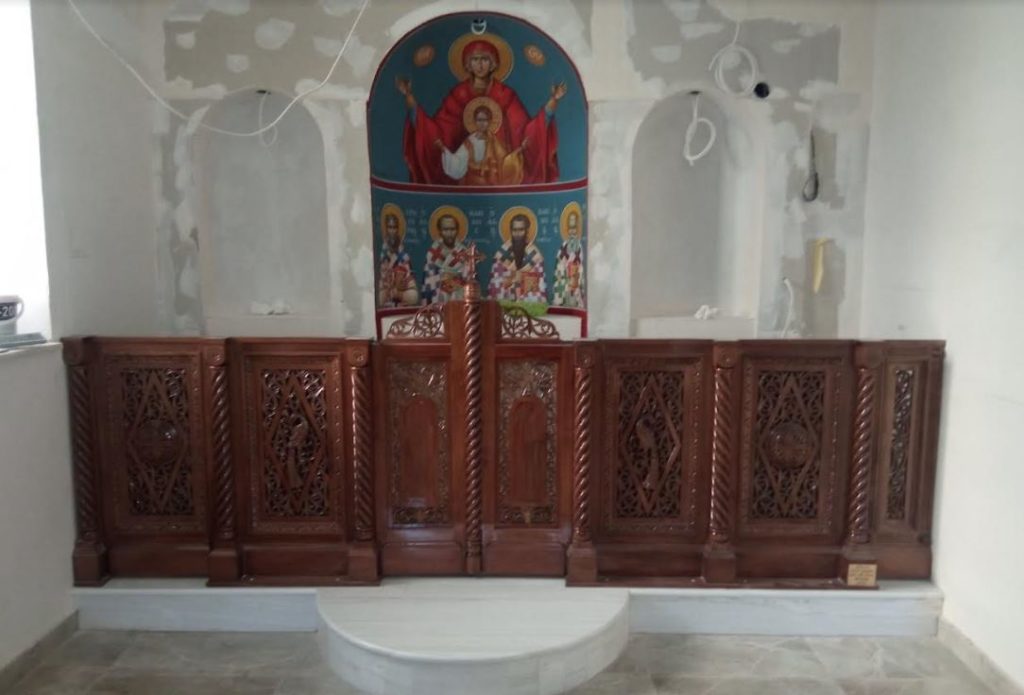 Προχωρούν οι εργασίες στο Παρεκκλήσιο Αγίου Αμφιλοχίου του Μακρή, στον Ι.Ν. Αγίου Νείλου Πειραιώς