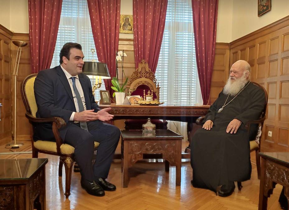 Ο Υπουργός Παιδείας, Κυριάκος Πιερρακάκης, στον Αρχιεπίσκοπο Ιερώνυμο – Στόχος η συνεργασία στο πλαίσιο της συναλληλίας (ΦΩΤΟ & ΒΙΝΤΕΟ)