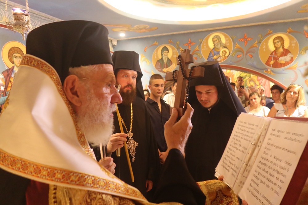 Κουρά Μοναχού στην Ιερά Μονή Παναγίας Τουρλιανής Μυκόνου