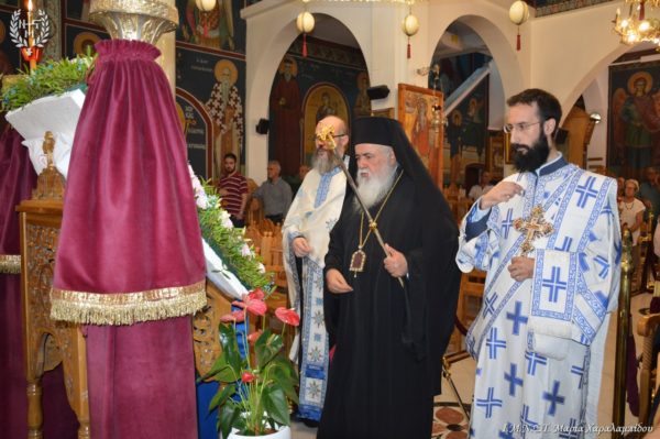 Μητροπολίτης Νεαπόλεως: «Στο πρόσωπο της Παναγίας φανερώνεται το πρόσωπο του Θεού, η Βασιλεία των Ουρανών»