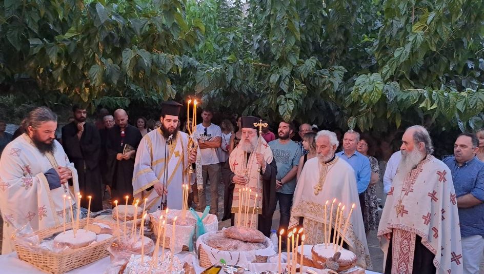 Μέγας Πανηγυρικός Αρχιερατικός Εσπερινός εορτής Αγίου Τιμοθέου επισκόπου Ευρίπου στον Κάλαμο Αττικής