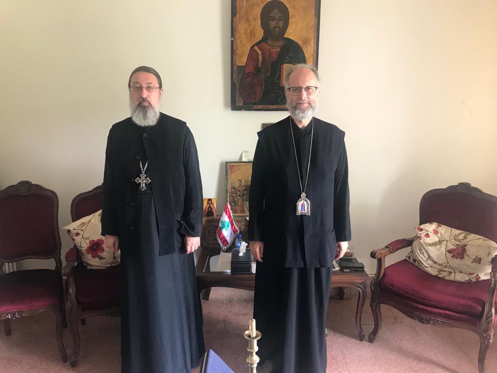 Συνάντηση Μητροπολίτη Βύβλου και Βοτρύων με εκπρόσωπο του Πατριάρχη Μόσχας