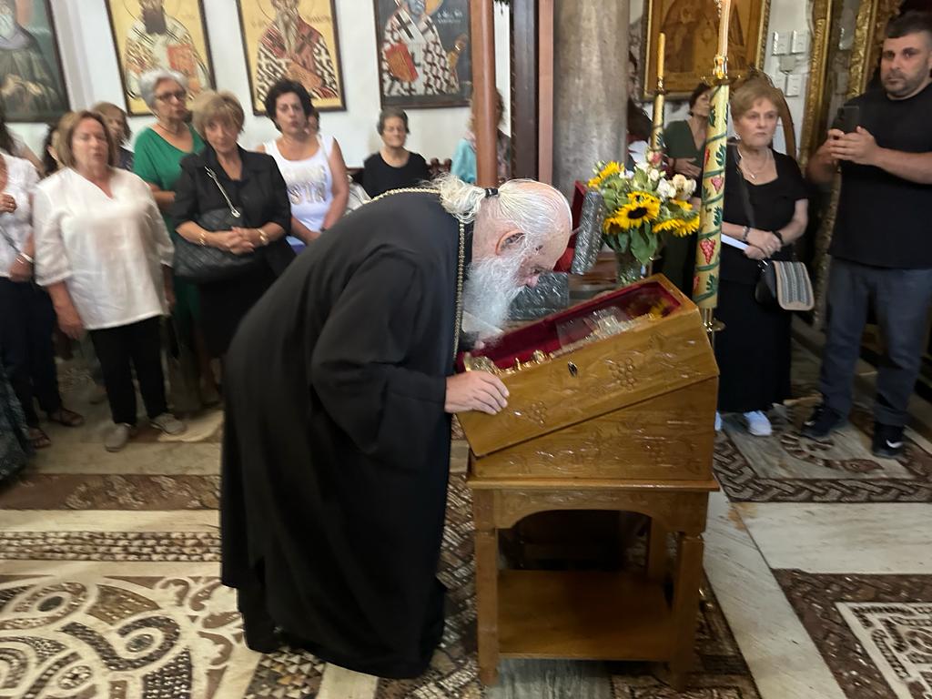 Ο Αρχιεπίσκοπος Ιερώνυμος στην Ιερά Μονή Μεταμορφώσεως Σωτήρος-Σαγματά