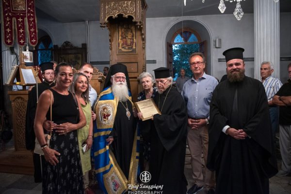 Τιμήθηκε ο πολιός Πρεσβύτερος Βασίλειος Γούλας στον Ι.Ναό Γενεθλίου της Θεοτόκου Λαύκου