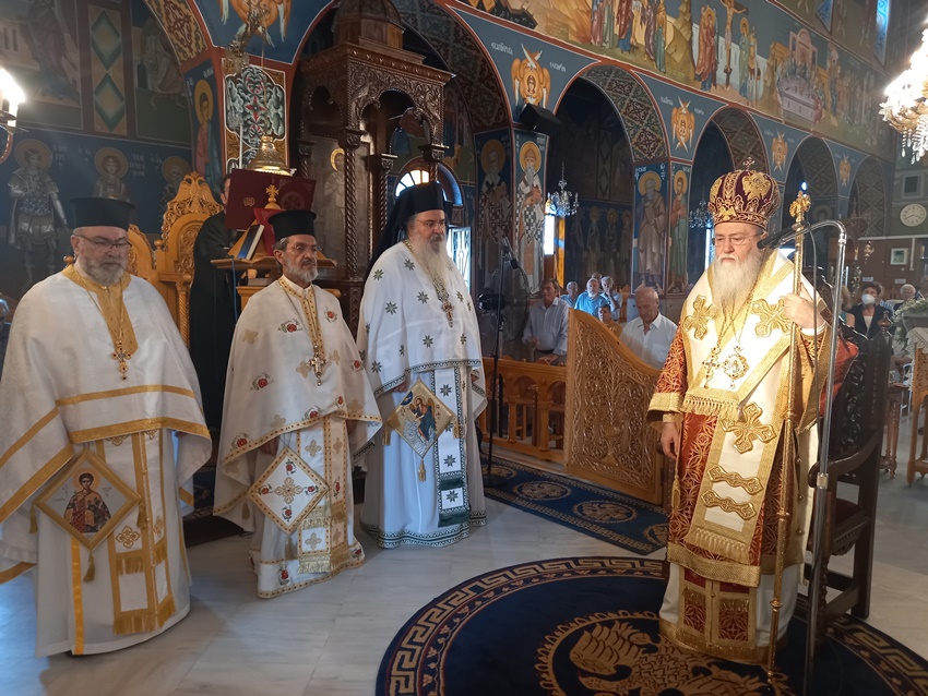 Η Αποτομή της Τιμίας Κεφαλής του Προδρόμου στη Μητρόπολη Κορίνθου