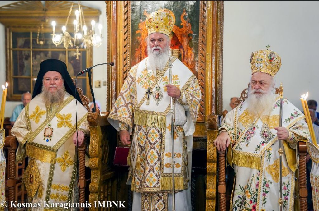 Αρχιερατικό Συλλείτουργο για τον πολιούχο της Ναούσης, Όσιο Θεοφάνη τον Θαυματουργό