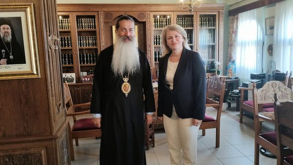 Επίσκεψη της Δημάρχου Στυλίδας στον Μητροπολίτη Φθιώτιδος