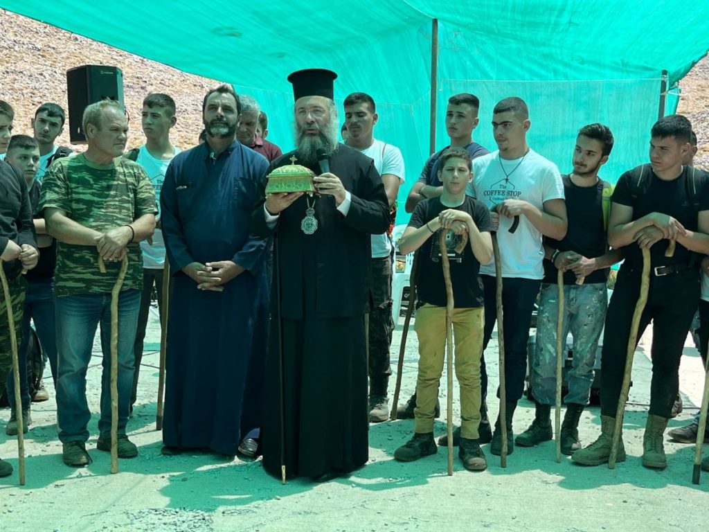 Ο Μητροπολίτης Ρεθύμνης στη Στράτα του Ψηλορείτη