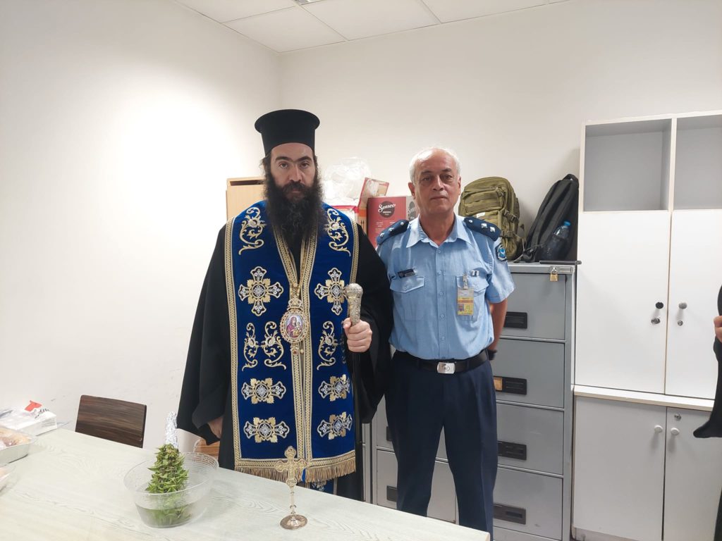 Αγιασμός στα γραφεία της Αστυνομίας στο αεροδρόμιο Πάφου