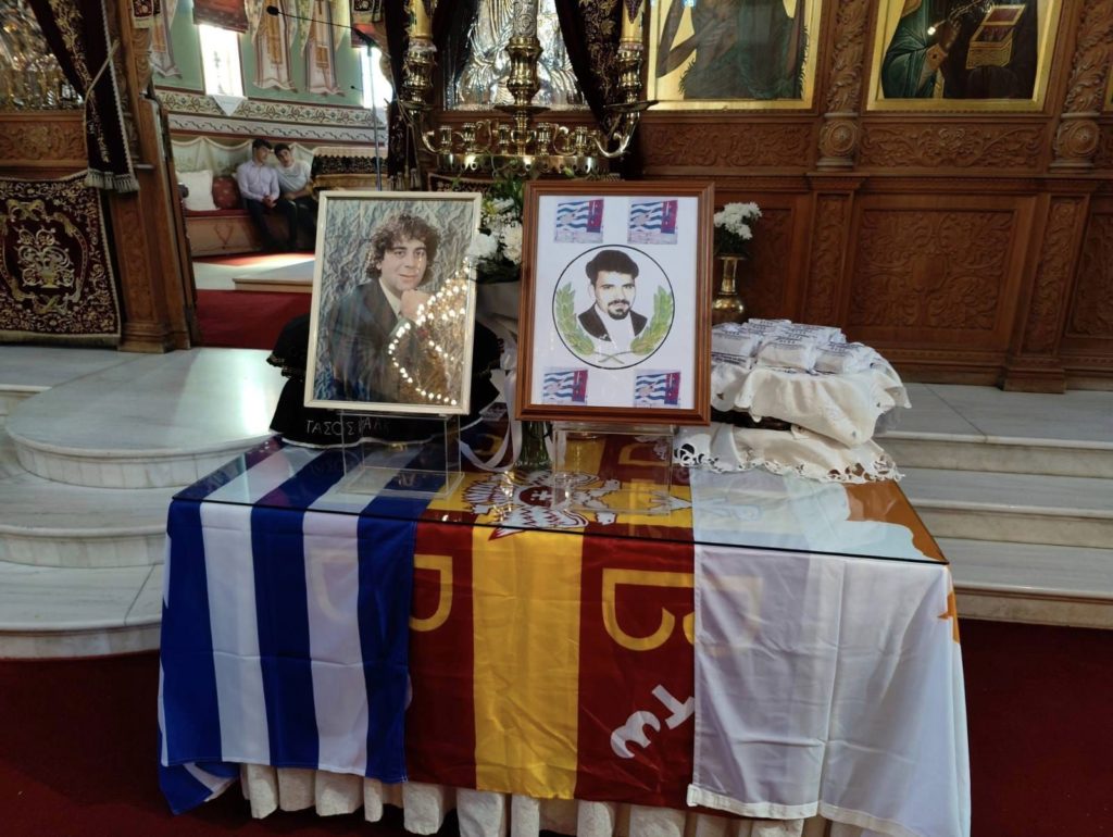 Μνημόσυνο για τους Ήρωες Τάσο Ισαάκ και Σολωμό Σολωμού στο Παραλίμνι