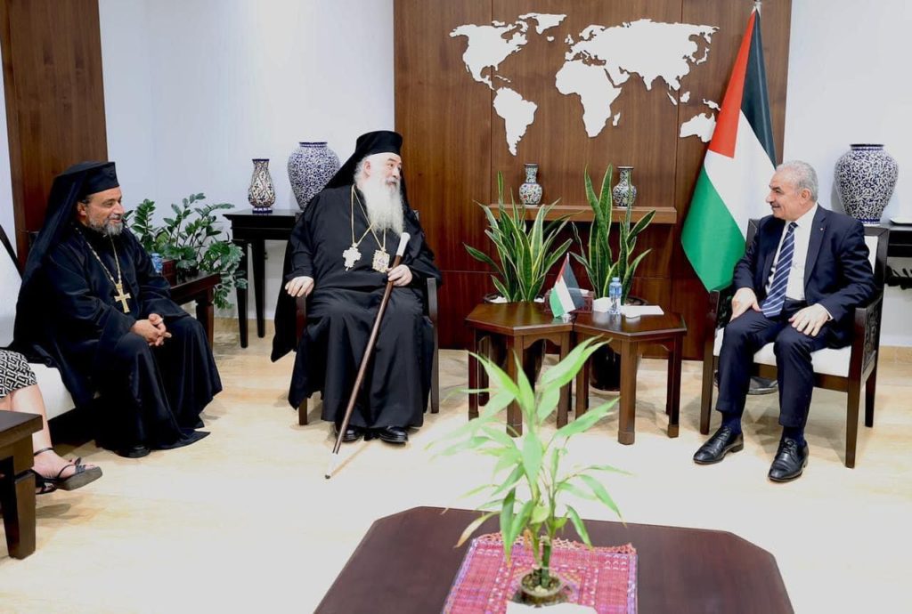 Επαφές Αρχιεπισκόπου Κυριακουπόλεως με Παλαιστίνιο Πρωθυπουργό και Δήμαρχο Ραμάλα