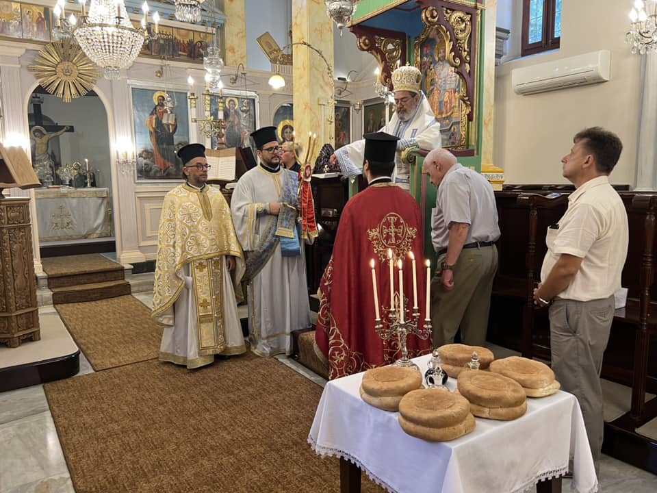 Η εορτή της Αποτομής της Κεφαλής του Τιμίου Προδρόμου στον Ι.Ν. Αγίας Παρασκευής Βαθυρρύακος